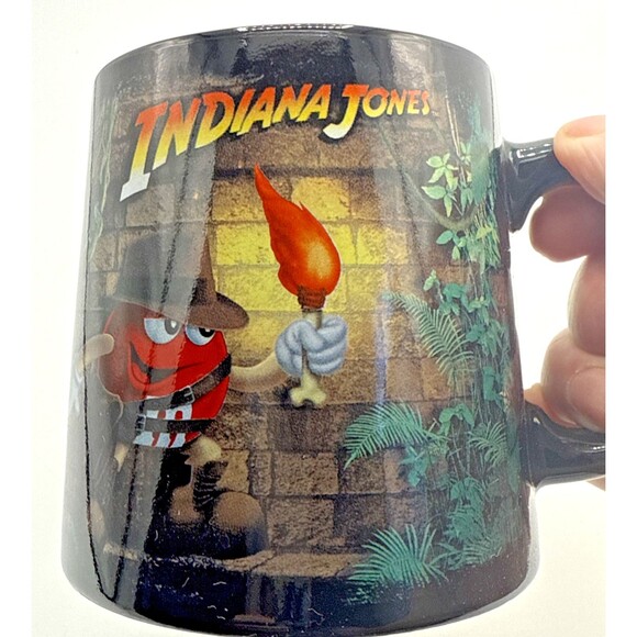 Red M & M  Indiana Jones Temple of Doom Coffee/Tea Mug/Cup 12 Oz  2008 - Picture 3 of 16